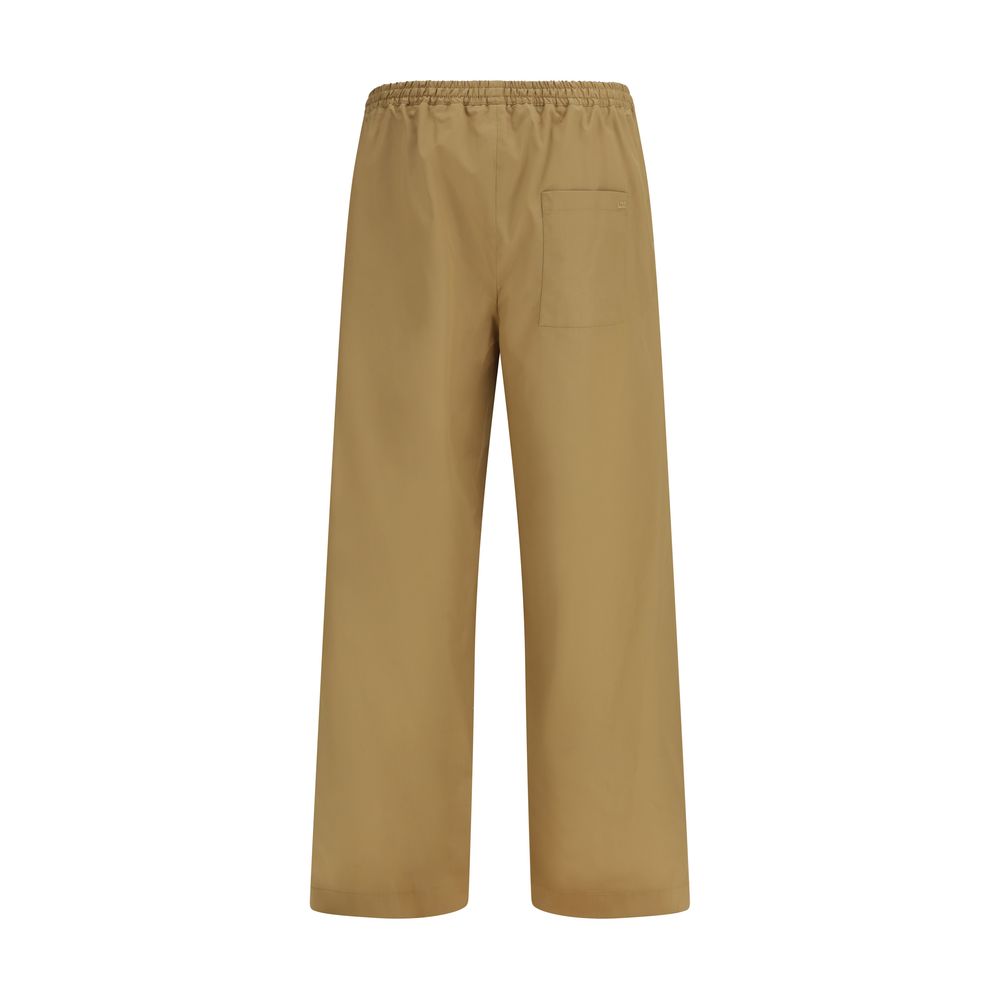 Loulou De Saison Beige Cotton Casual Pants