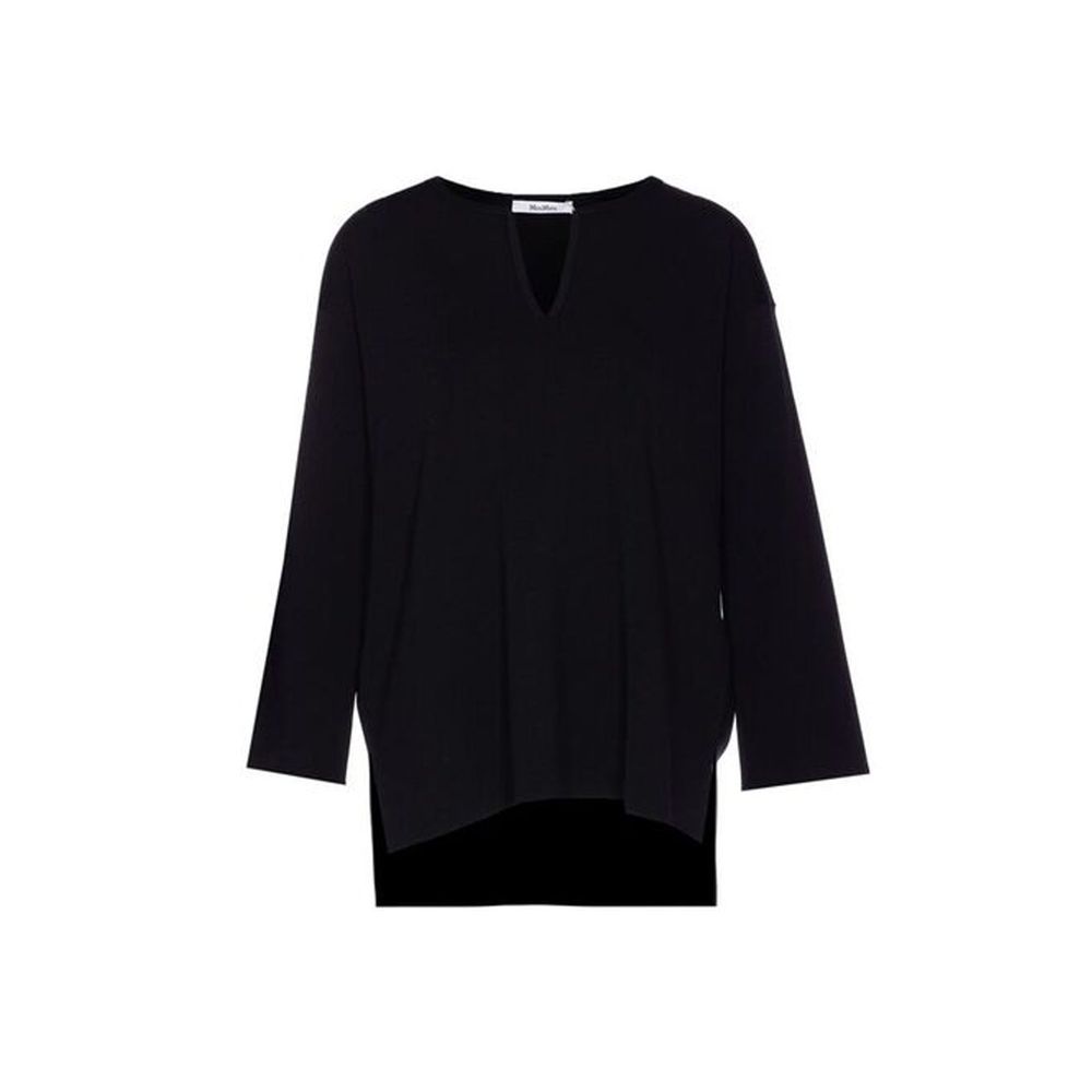 Max Mara Black Polyester Tank Tops