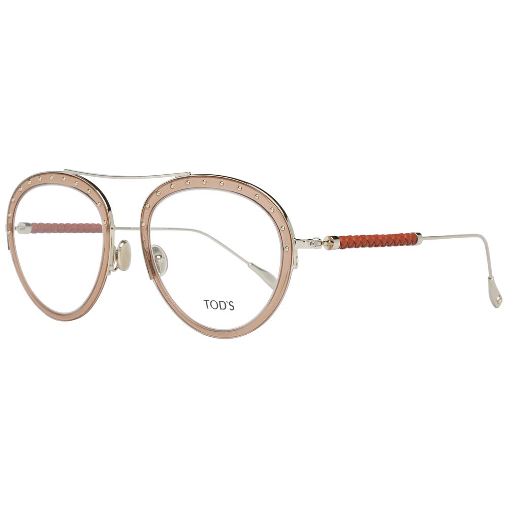 Tod's Brown Metal & Plastic Glasses (Frames)