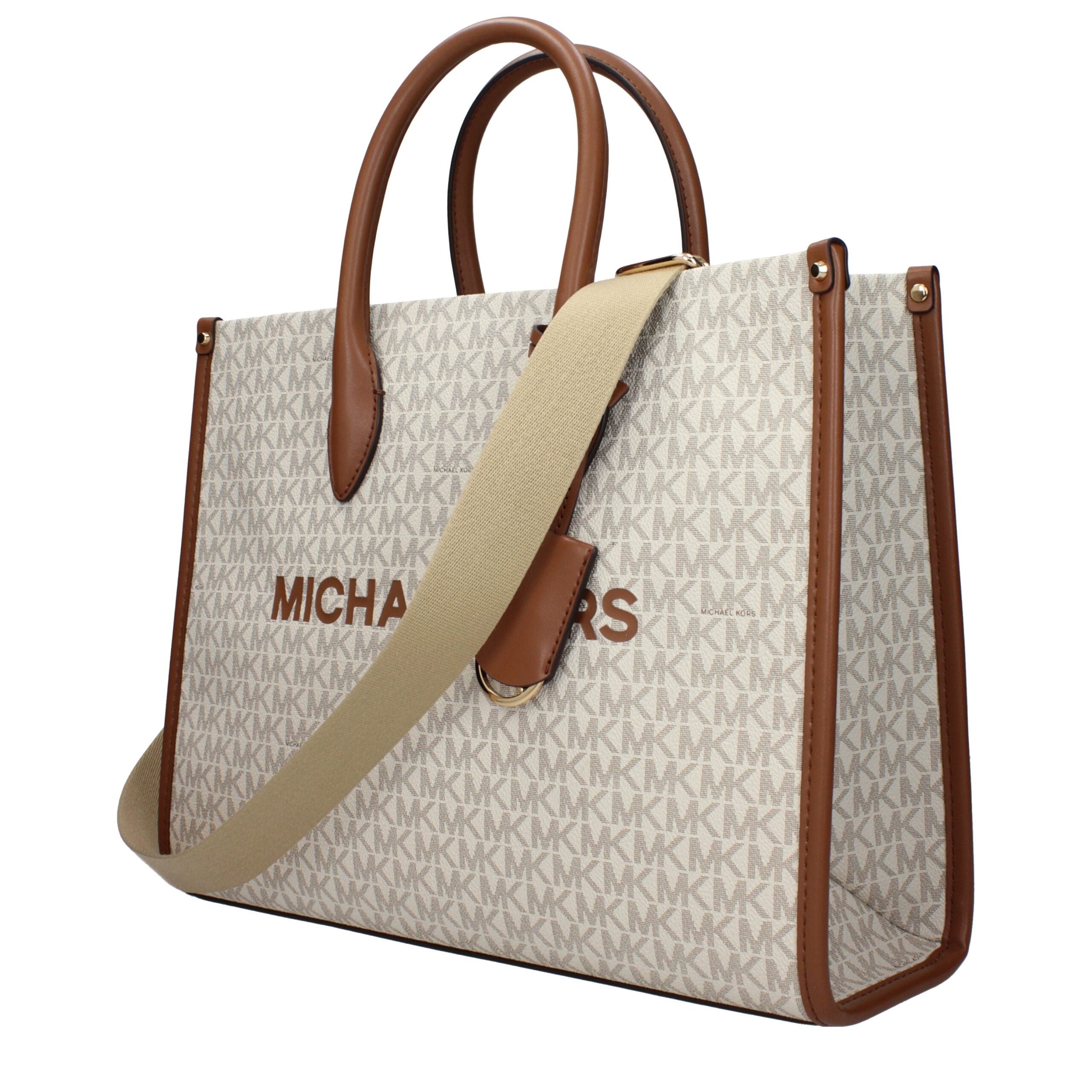 Sac à main Michael Kors en tissu beige