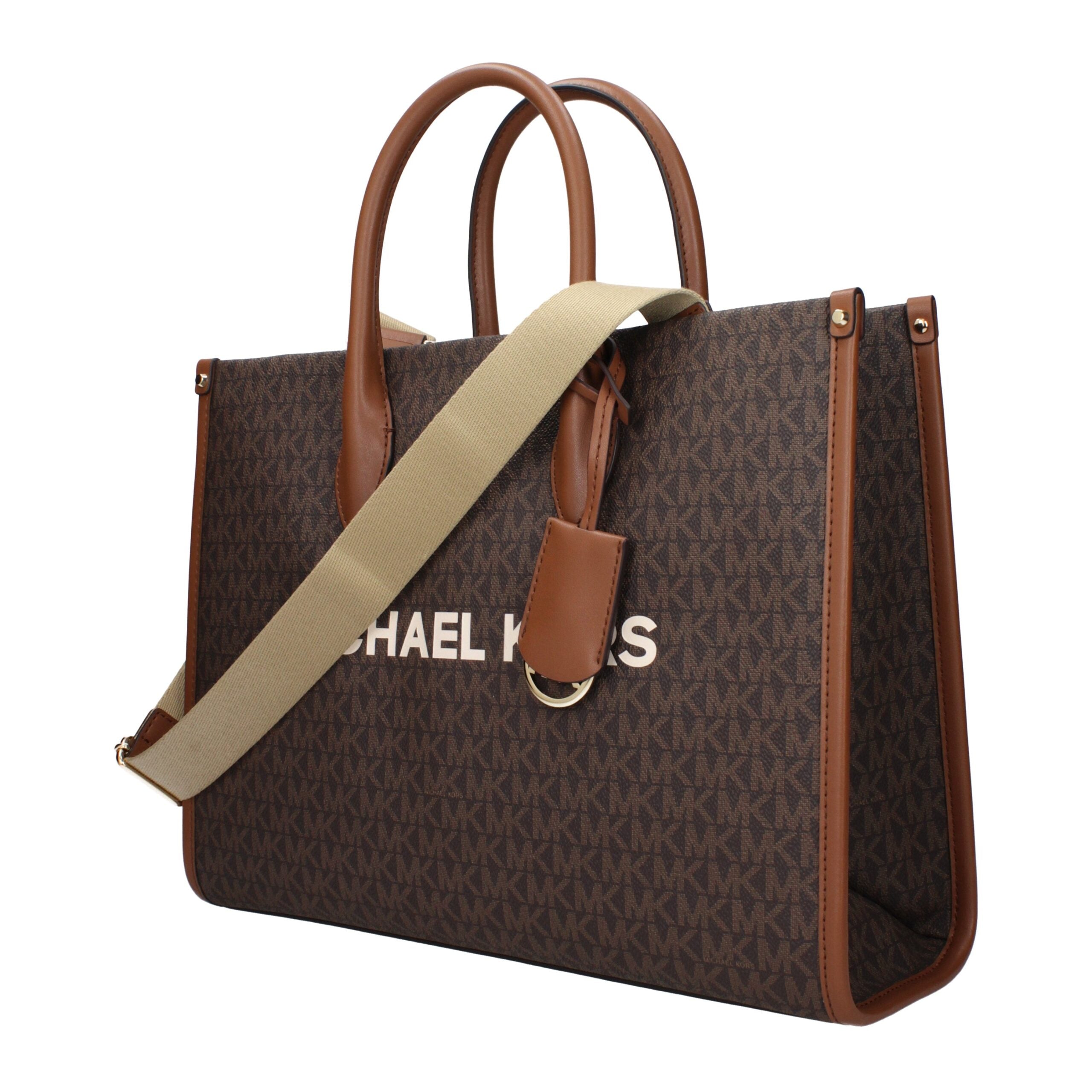 Sac à main Michael Kors en tissu marron