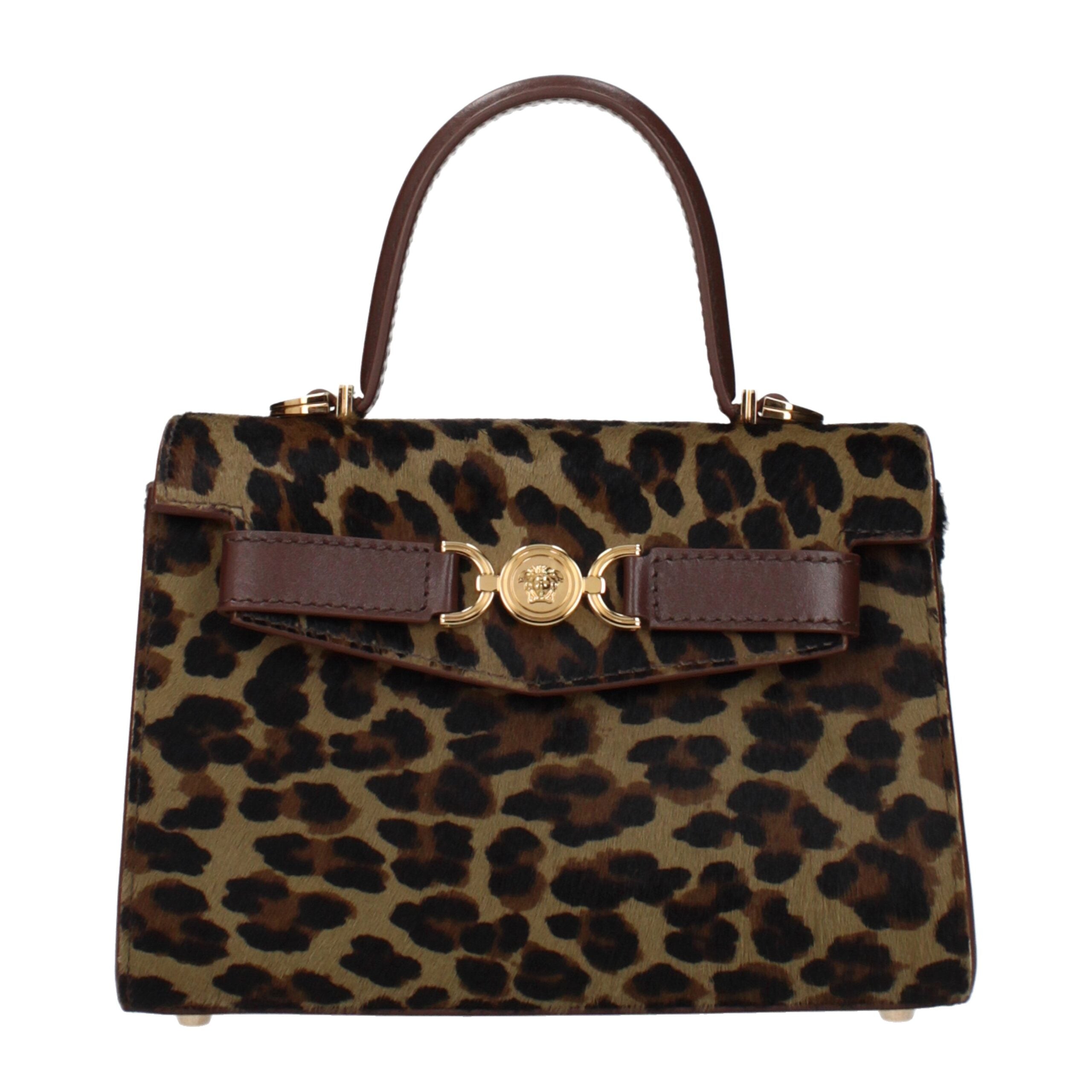 Versace Beige Horsehair Handbag