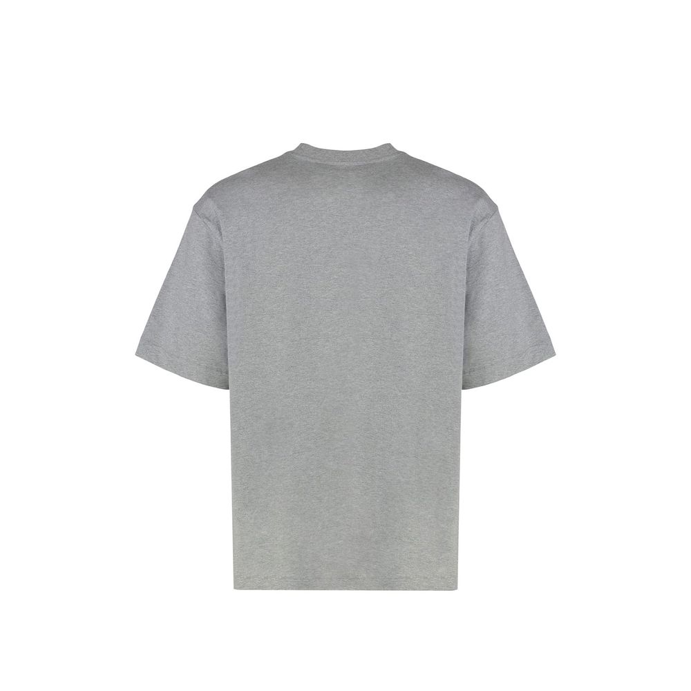 Off-White Gray Cotton T-Shirt