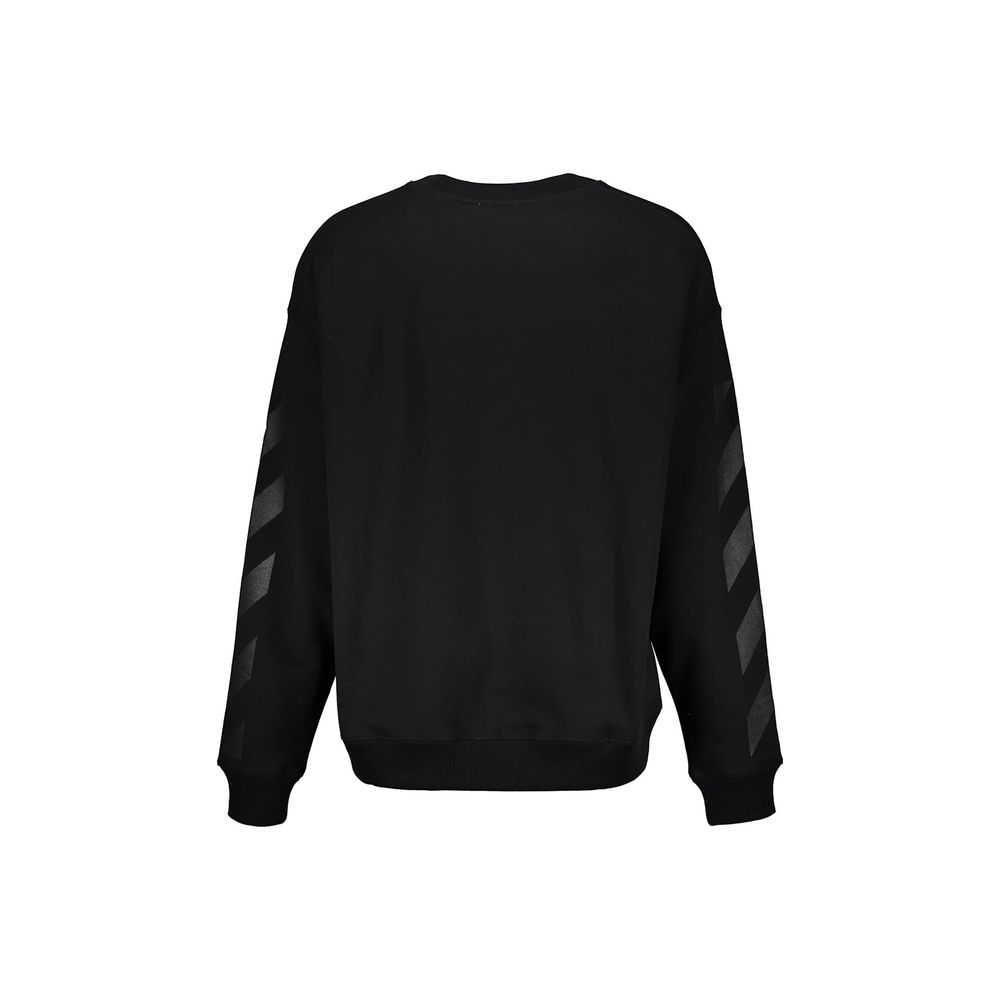 Off-White Black Cotton Sweatshirt