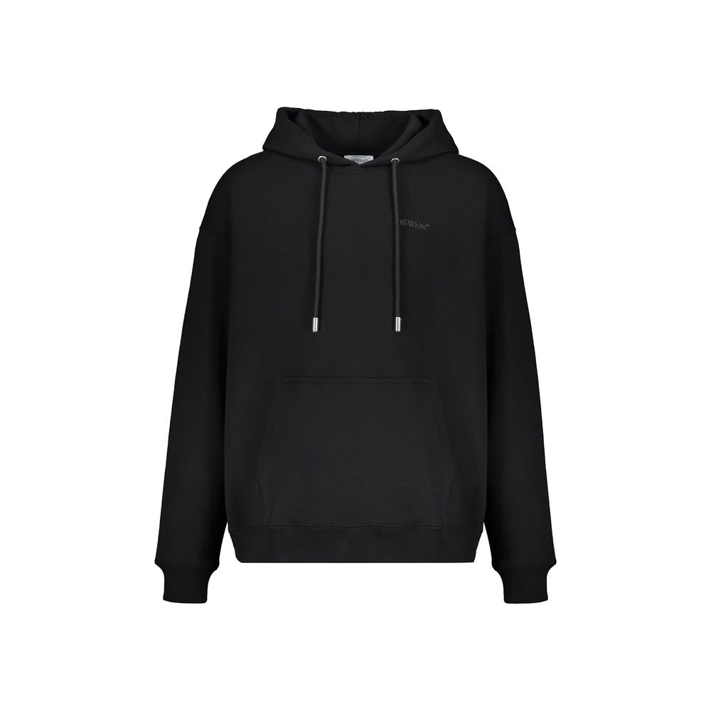 Off-White Black Cotton Sweatshirt