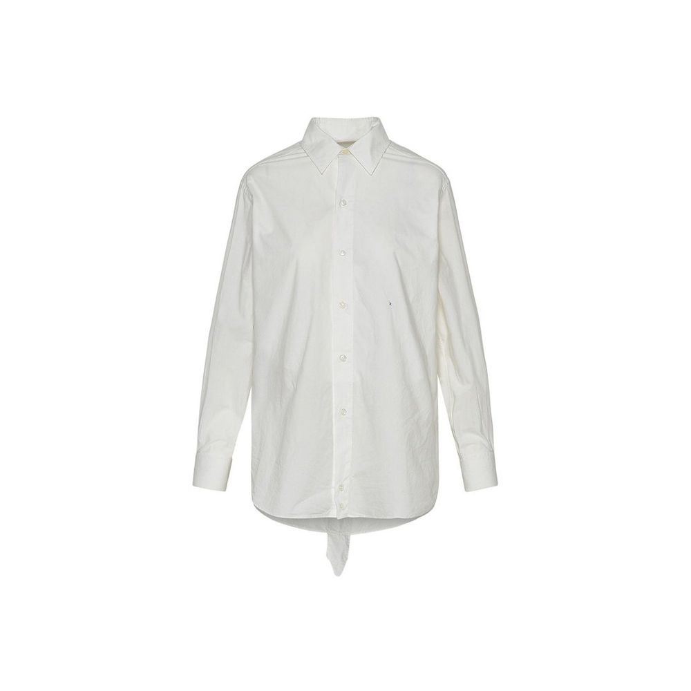 Maison Margiela White Cotton Dress Shirt