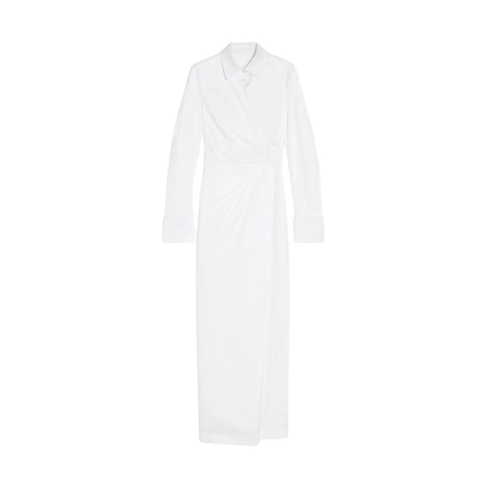 Max Mara White Cotton Casual Dress