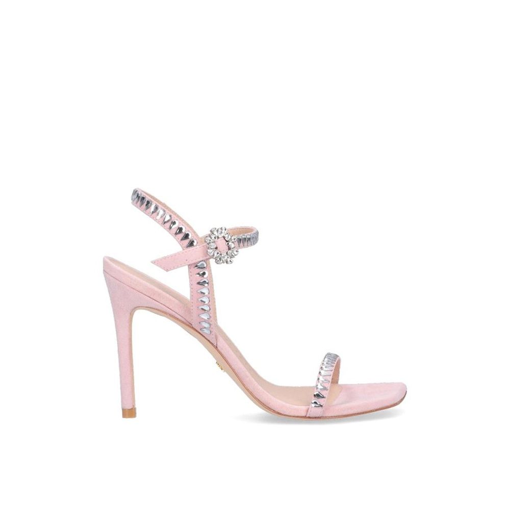 Stuart Weitzman Multicolor Leather Stiletto Heel Sandals