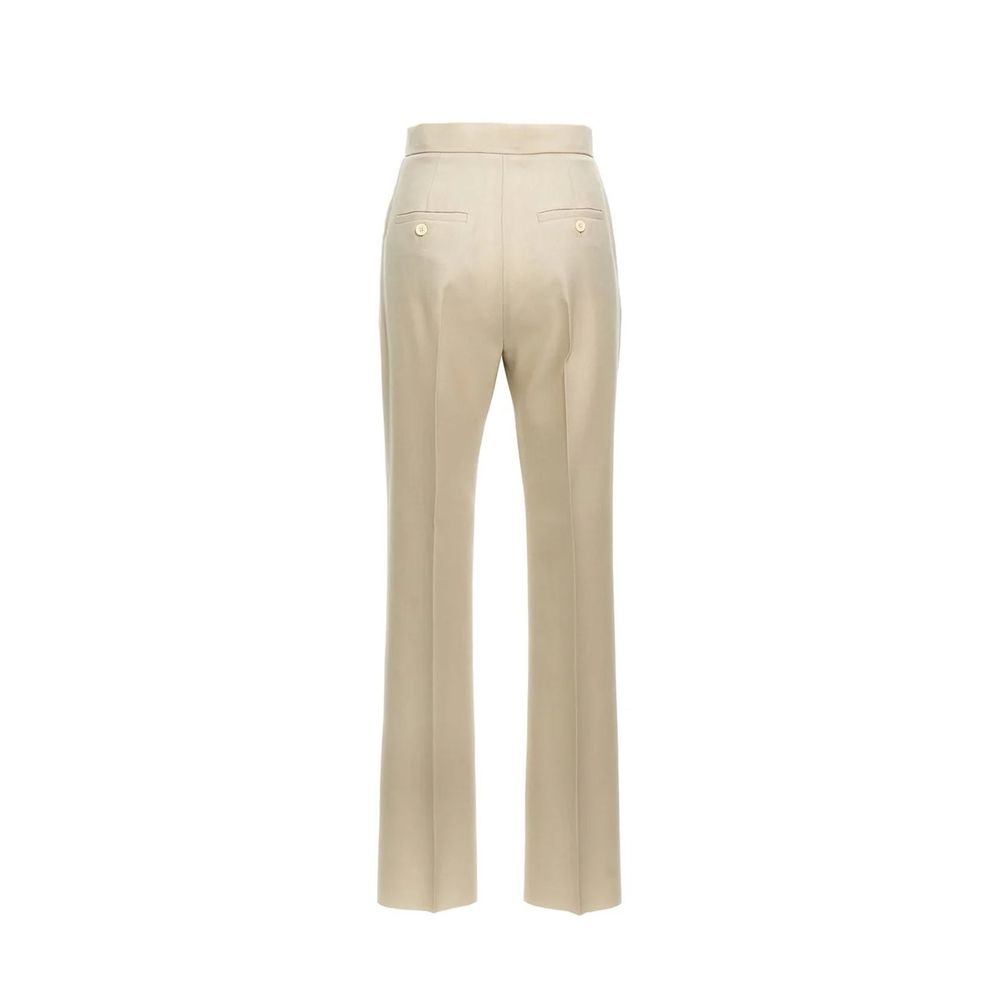 Max Mara Beige Mohair Dress Pants