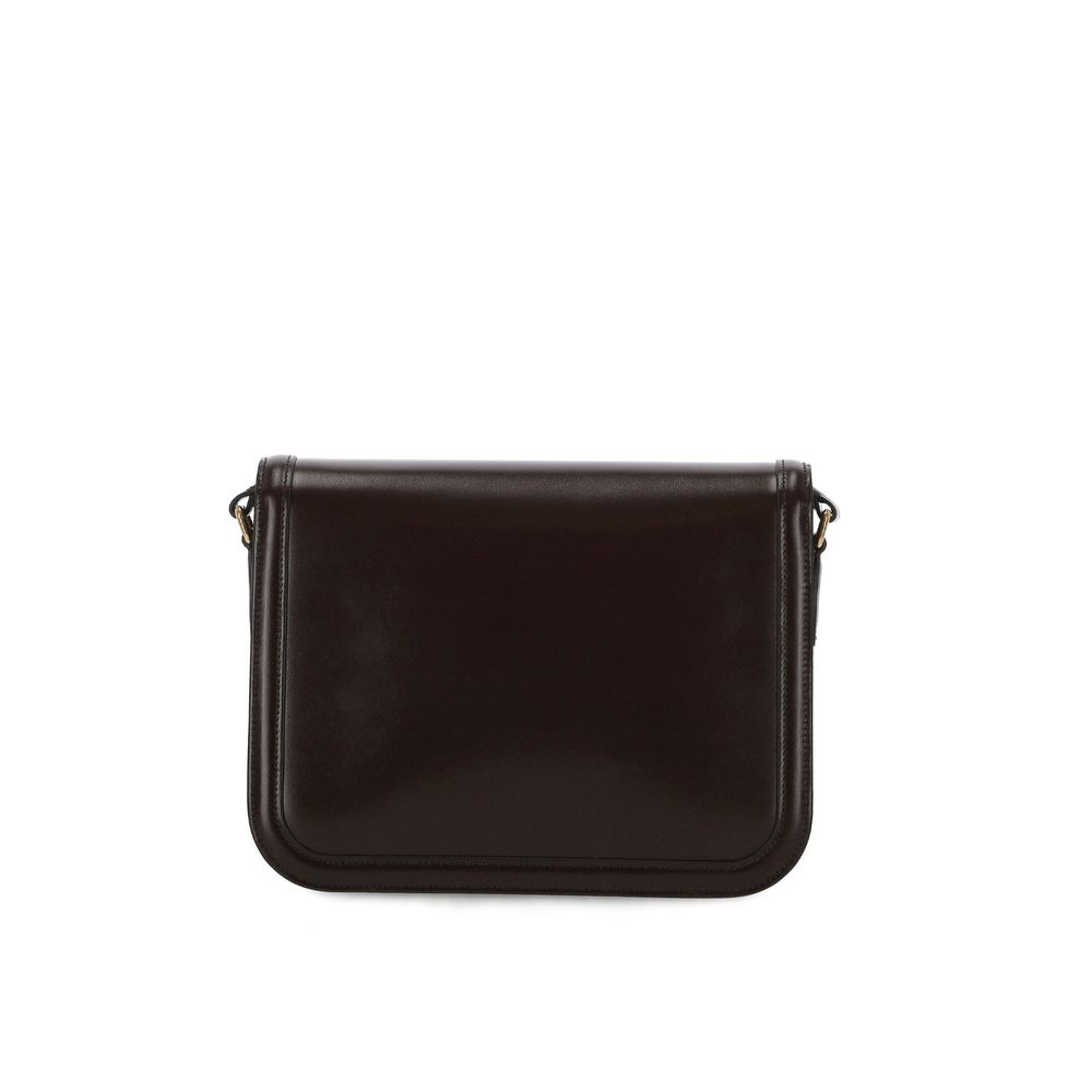Valentino Garavani Brown Leather Shoulder Bag