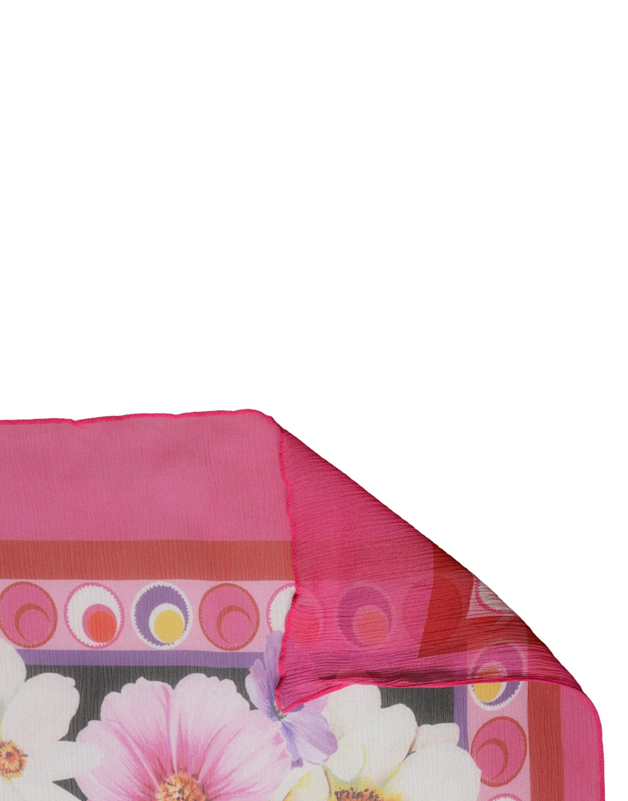 Dolce & Gabbana Multicolor Floral Print Shawl Stole 200cm x 120cm Scarf