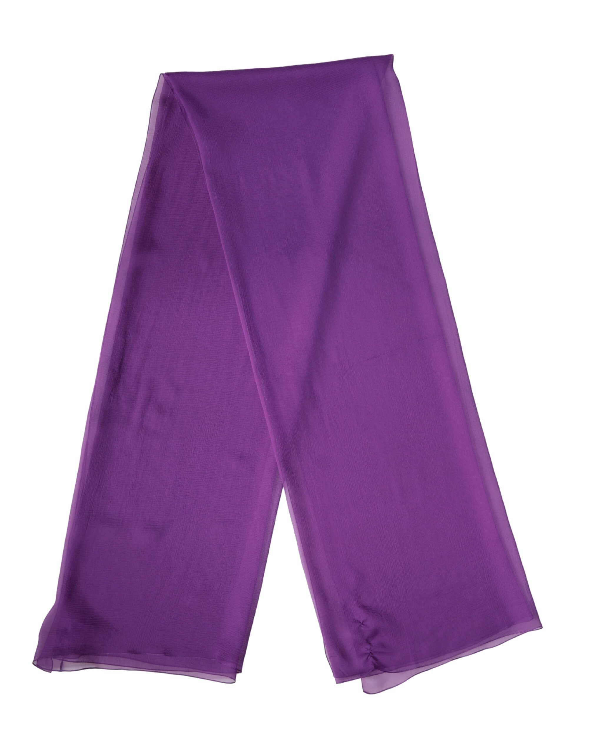 Dolce & Gabbana Lila Seiden-Nackenschal Stola 200cm x 134cm Schal