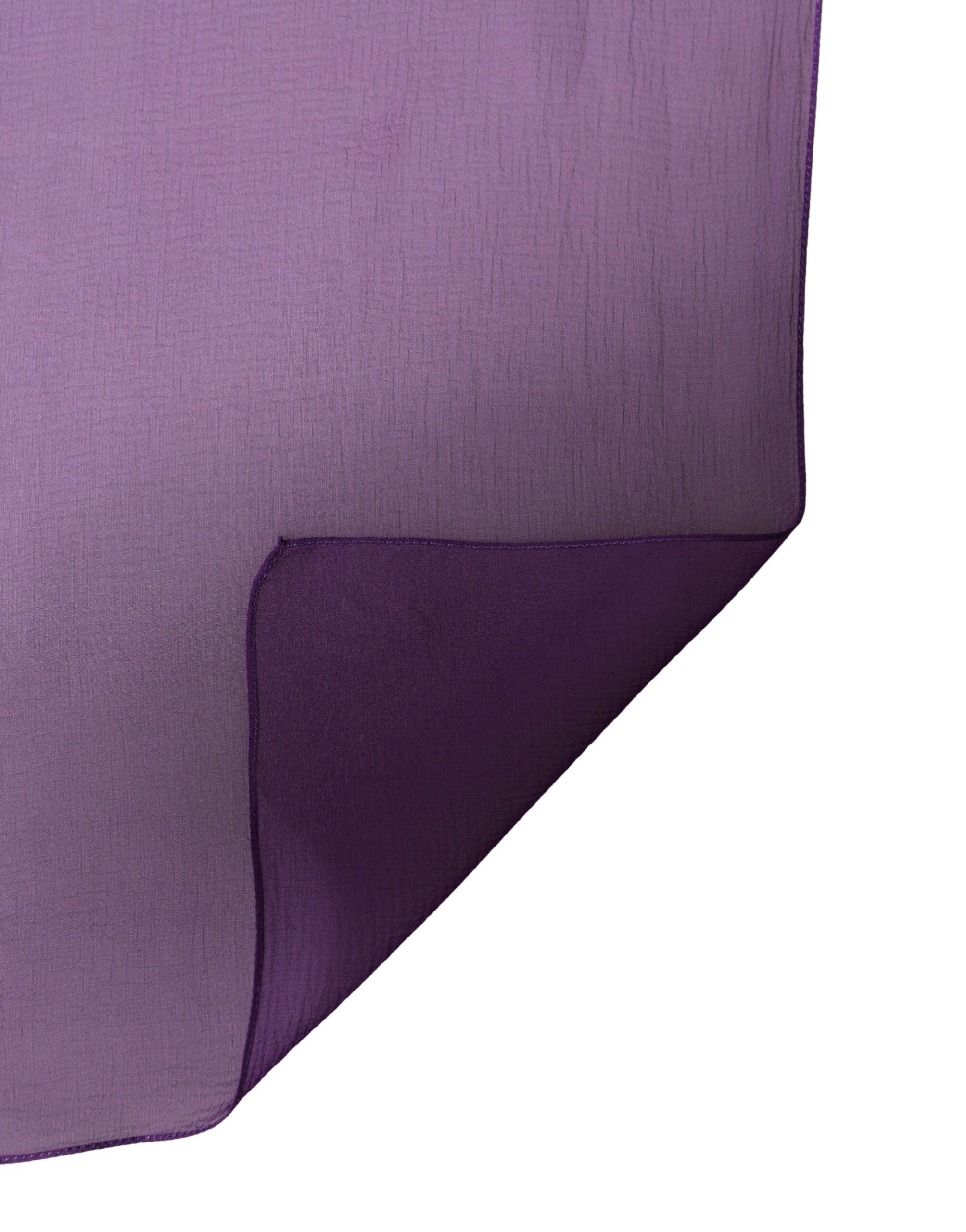 Dolce & Gabbana Lila Seiden-Nackenschal Stola 200cm x 134cm Schal