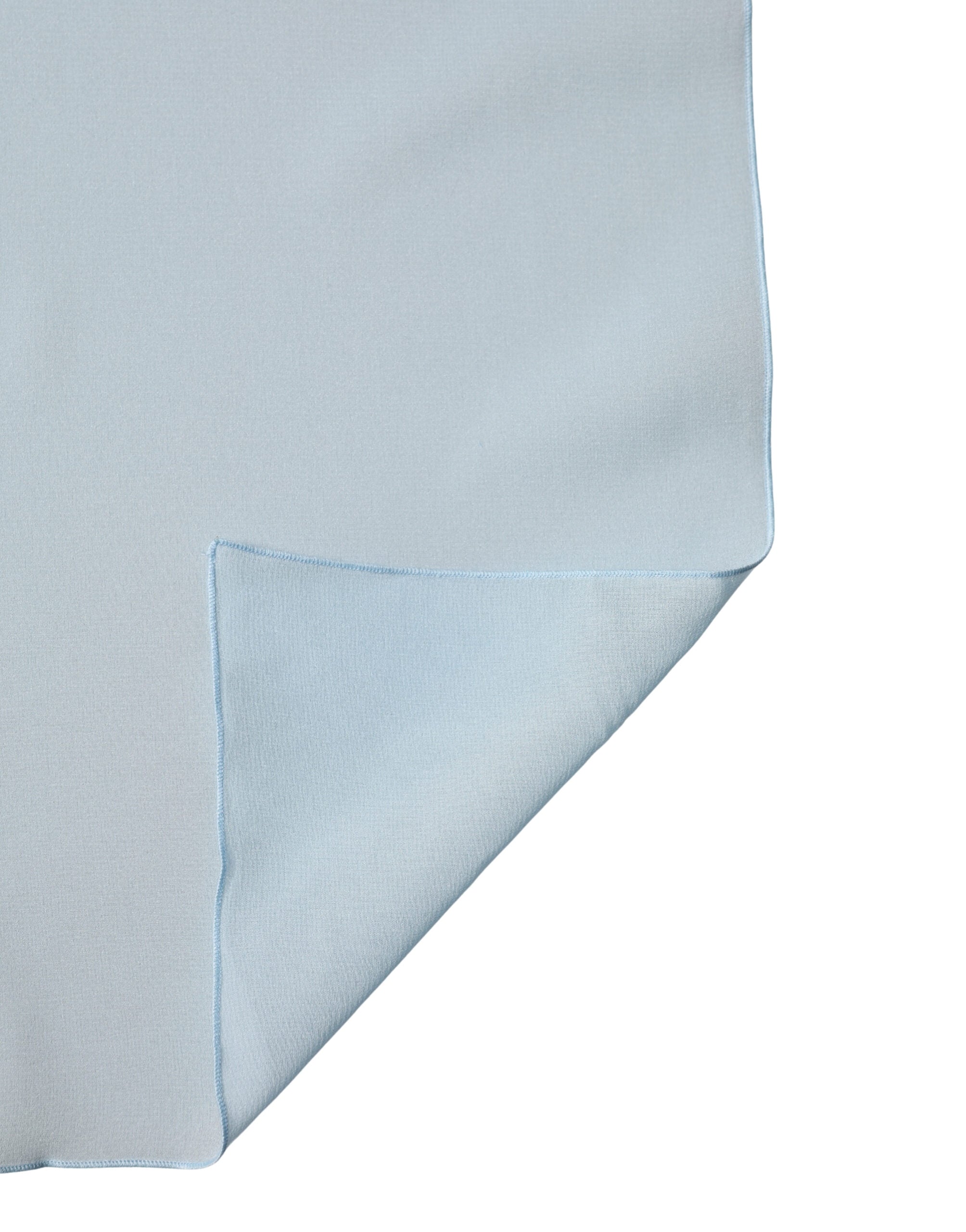 Dolce & Gabbana Light Blue Silk Neck Wrap Shawl Stole 200cm x 64cm Scarf