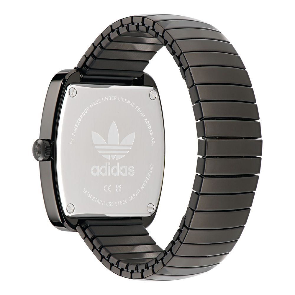 Adidas Black Stainless Steel Dress Watch