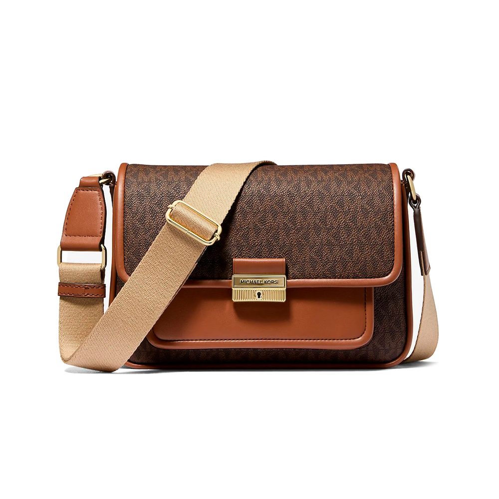 Sac bandoulière Michael Kors en toile marron