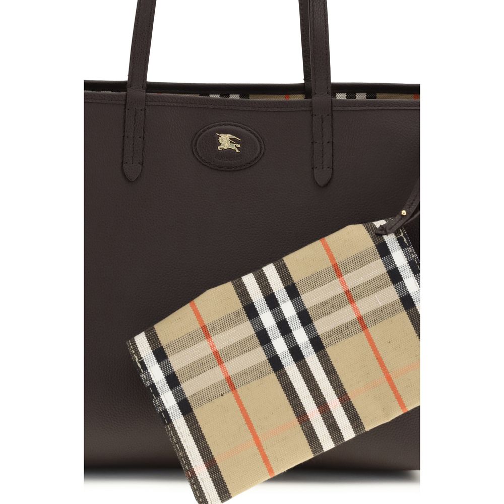 Sac porté épaule Burberry multicolore en cuir de veau Bos Taurus