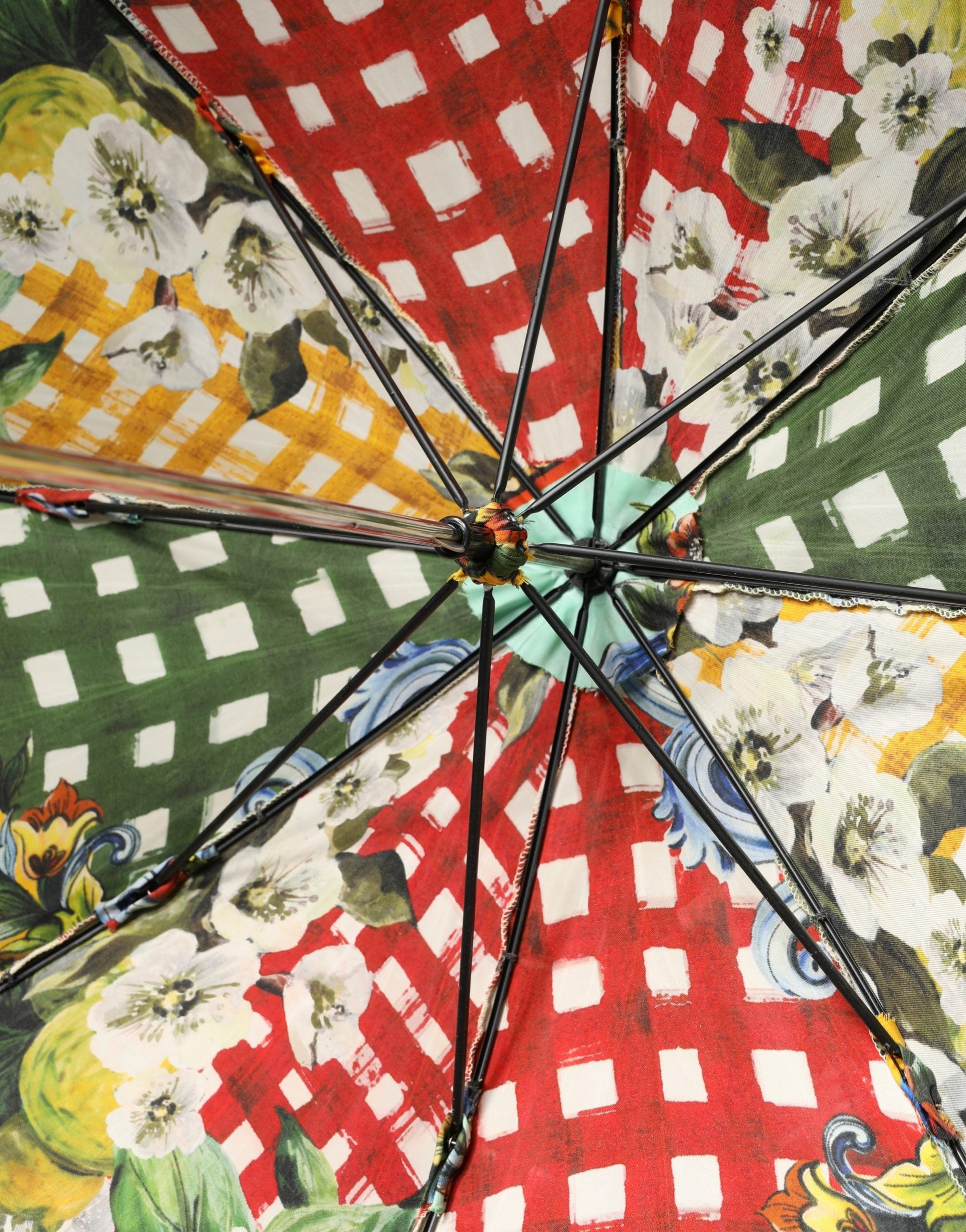 Dolce & Gabbana Regenschirm mit Carretto Siciliano Print