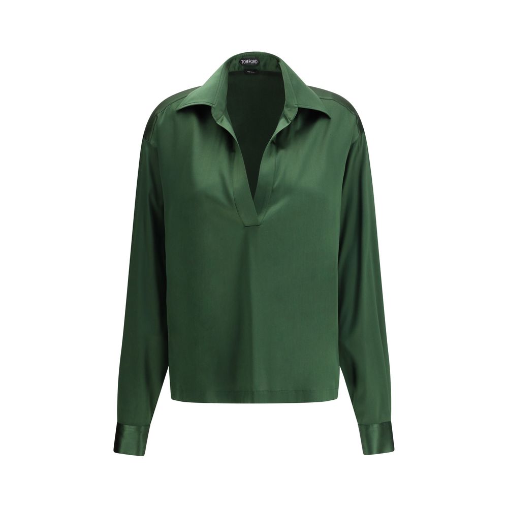 Tom Ford Bicolor Silk Shirt