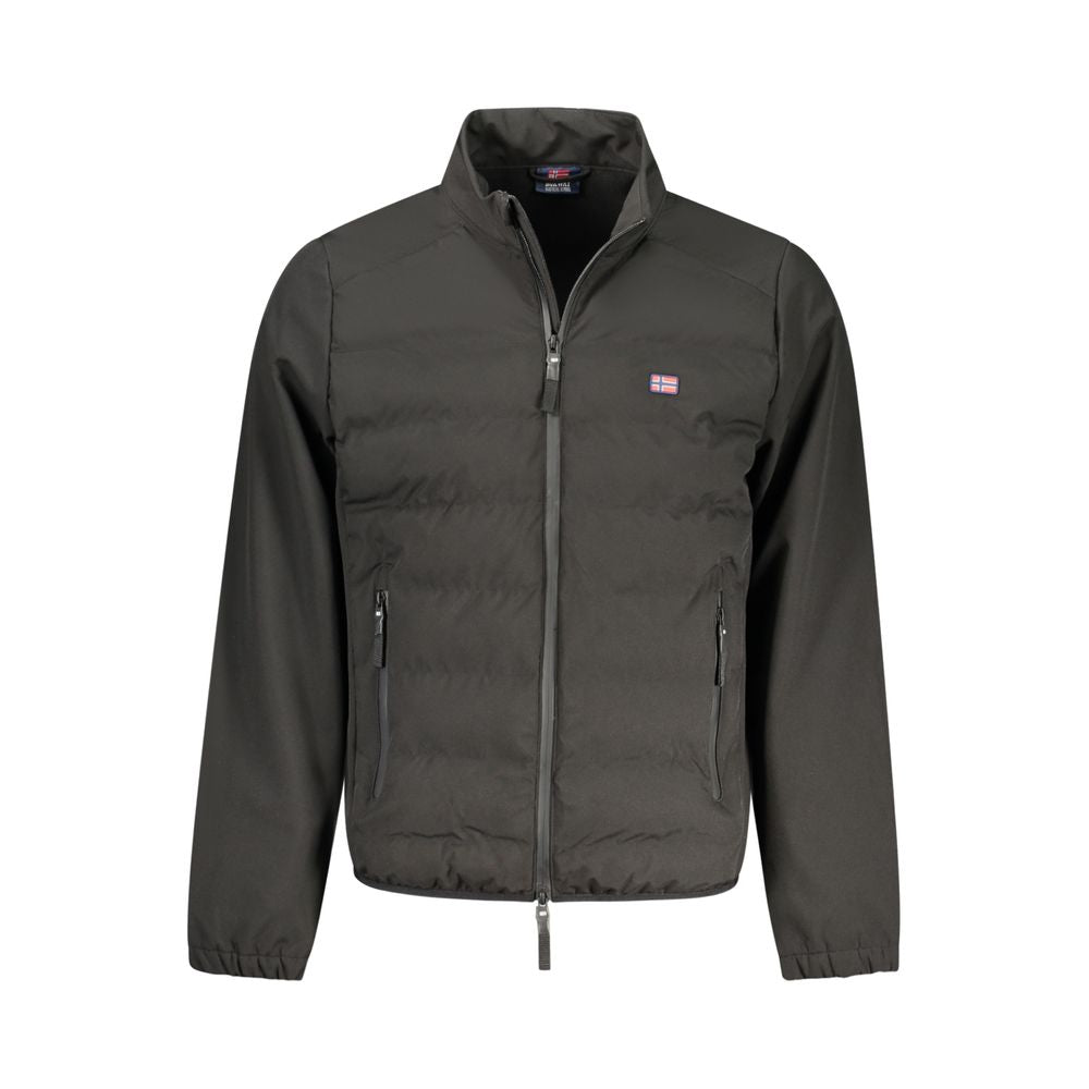 Norwegen 1963 Schwarze Polyester-Herrenjacke