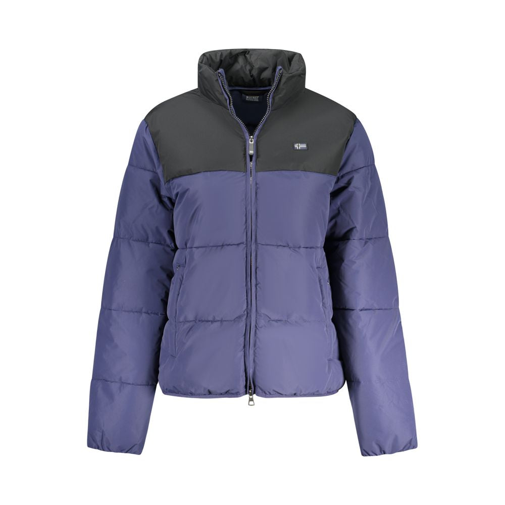 Norwegen 1963 Blaue Polyester Damenjacke