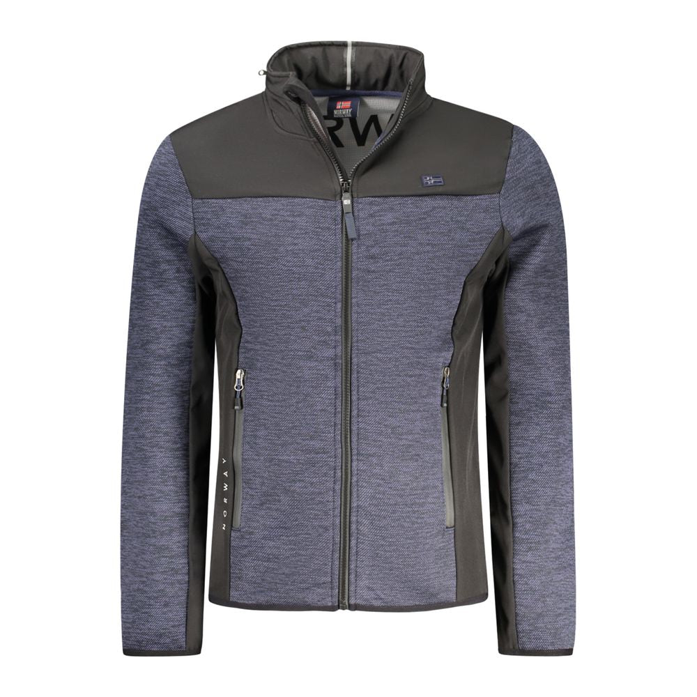 Norwegen 1963 Blaue Polyester-Herrenjacke
