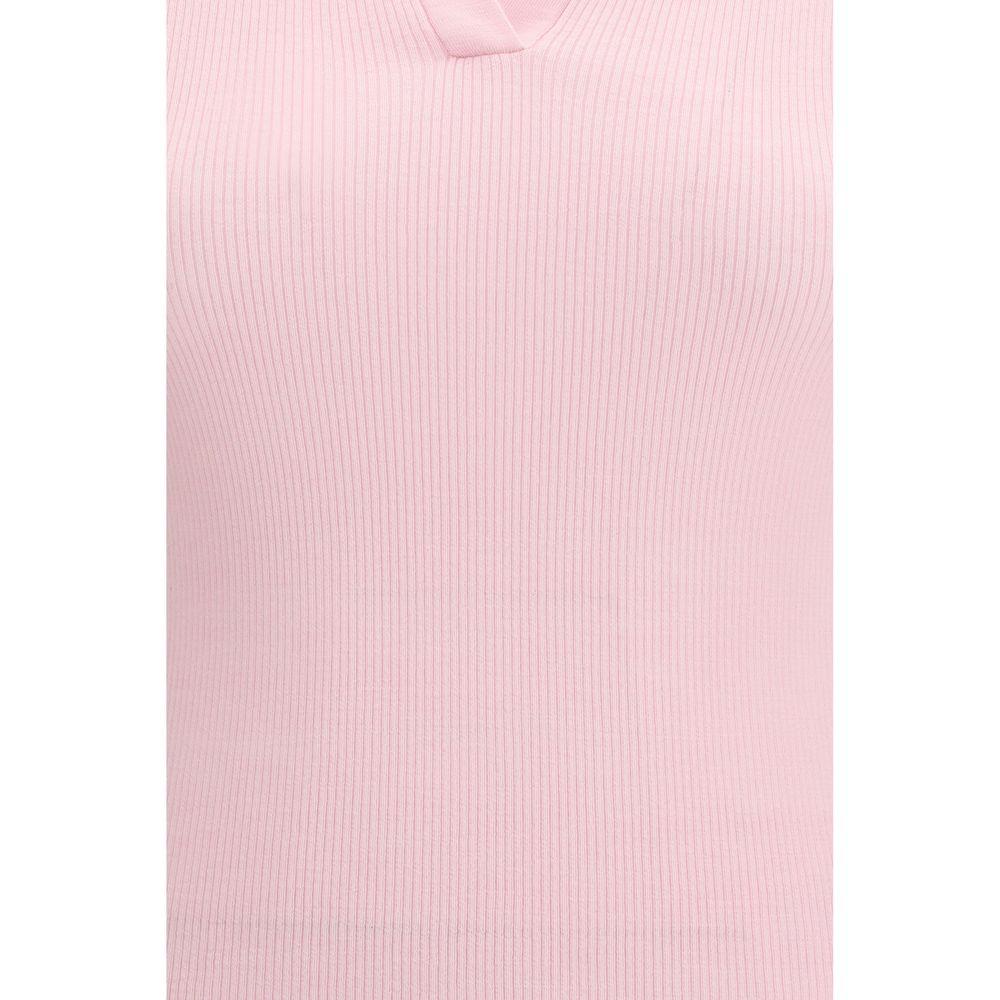 Max Mara Multicolor Fleece Wool Polo Shirt