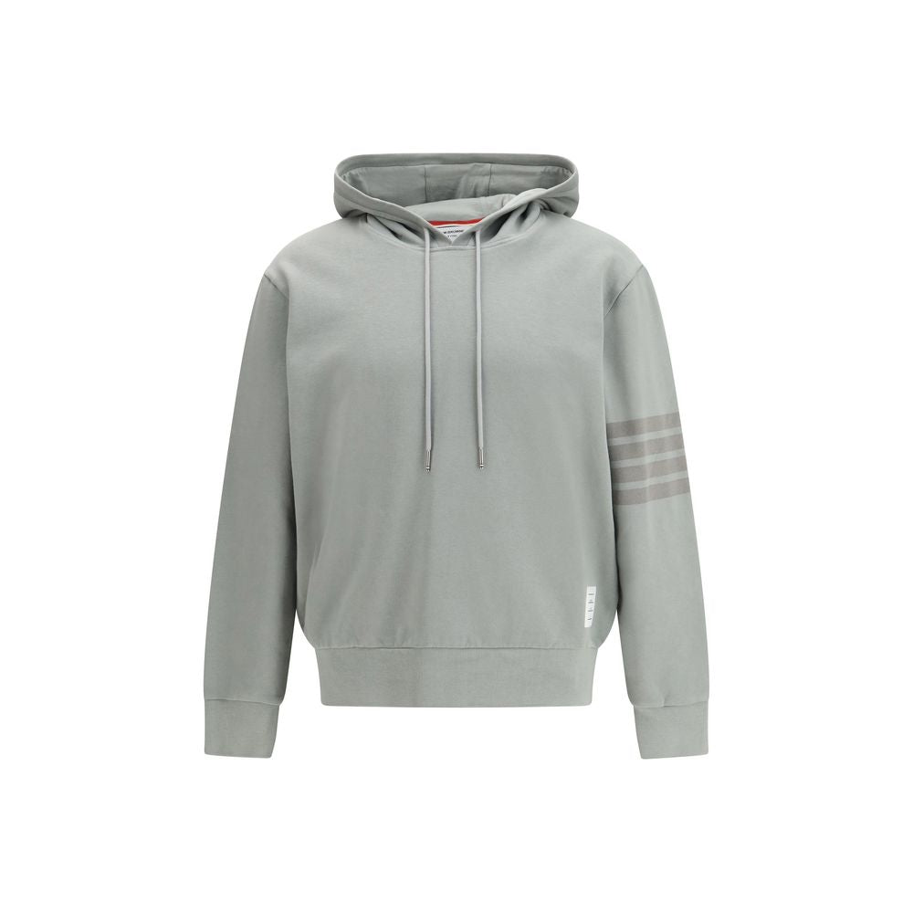 Thom Browne Gray Cotton Sweatshirt