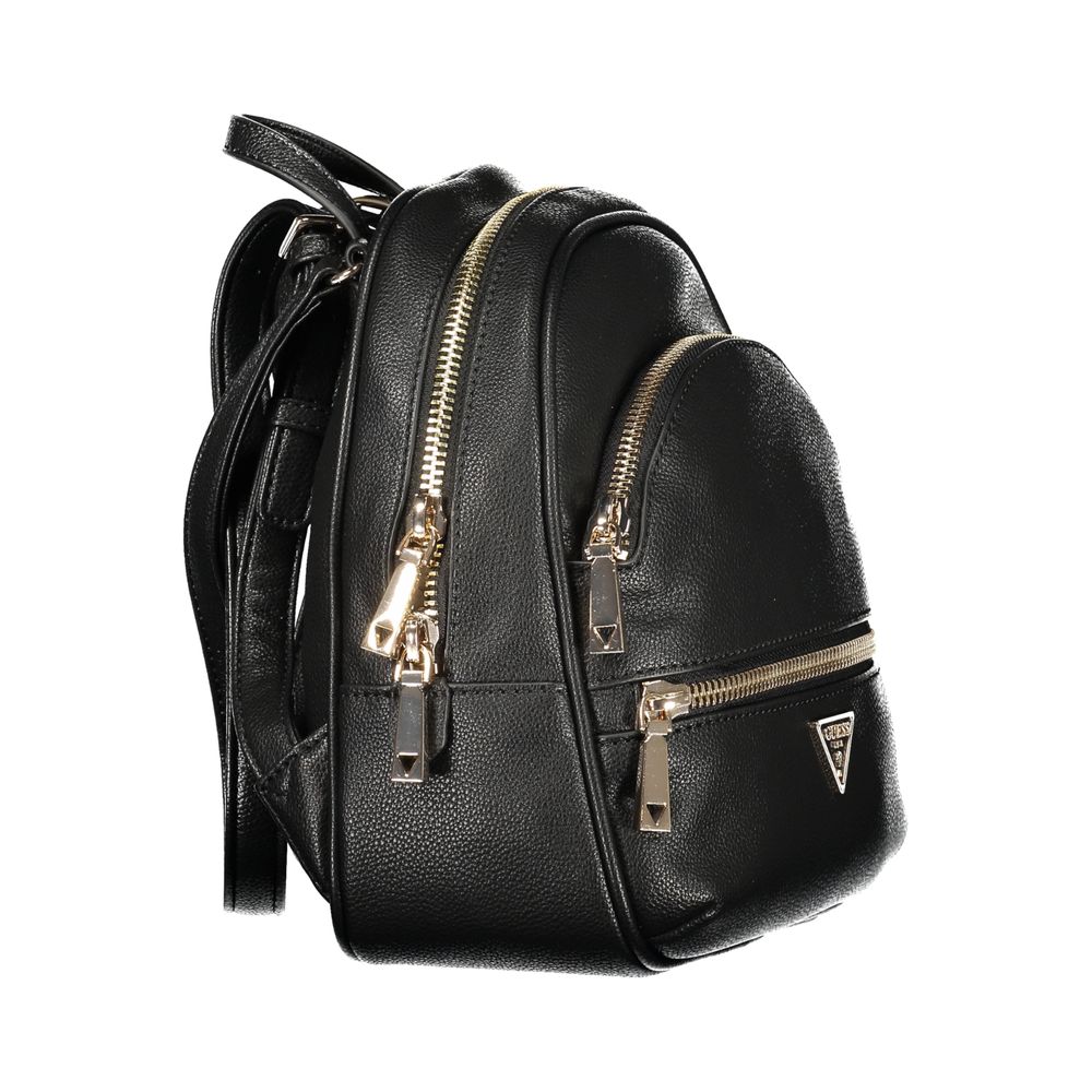Guess Jeans Nero Poliuretano Sac à dos Femme
