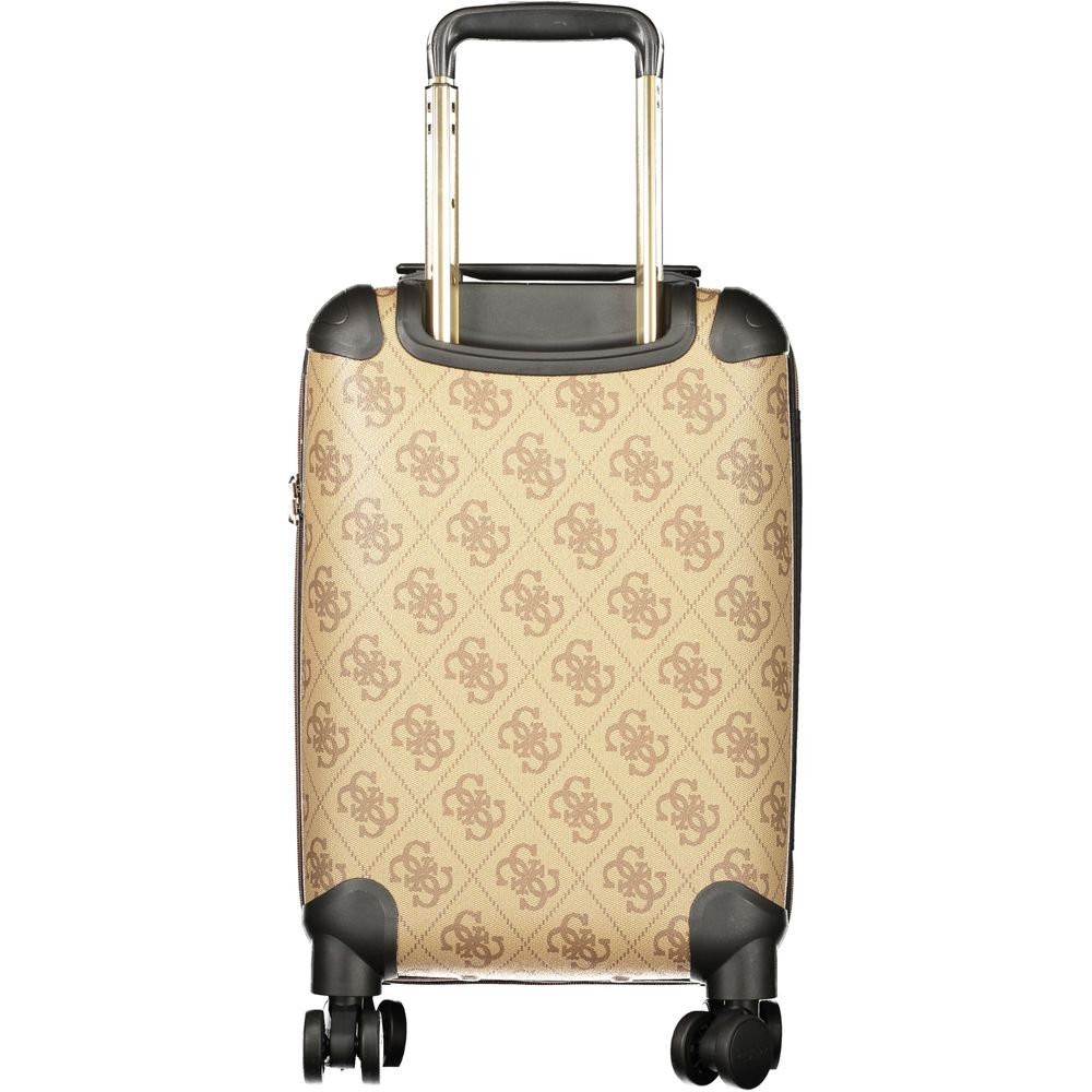 Guess Jeans Marrone Poliuretano Women Travel Trolley