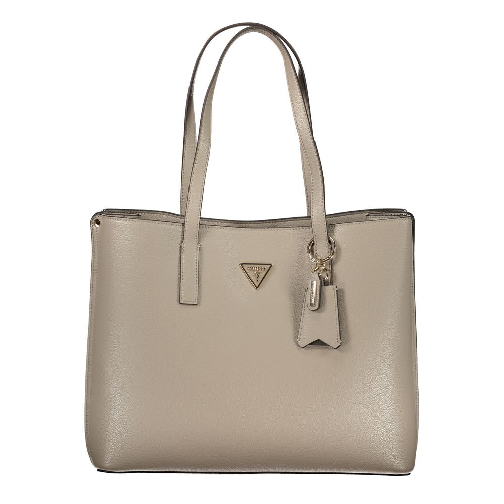 Guess Jeans Grigio Poliuretano Women's Handbag