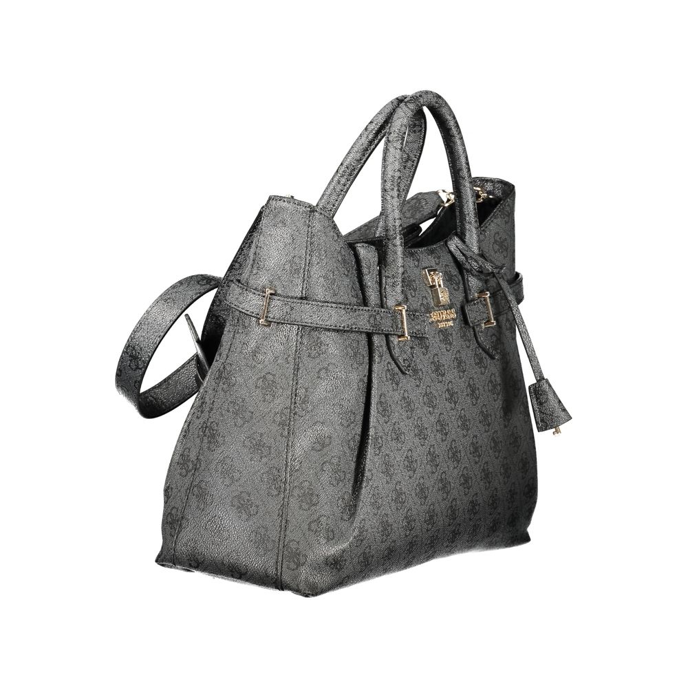Guess Jeans schwarze Damenhandtasche aus Polyurethan