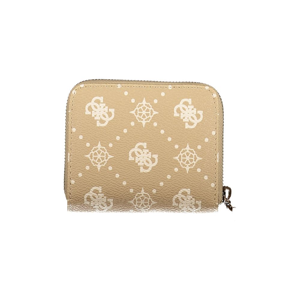 Guess Jeans Beige Polyurethane Women Wallet