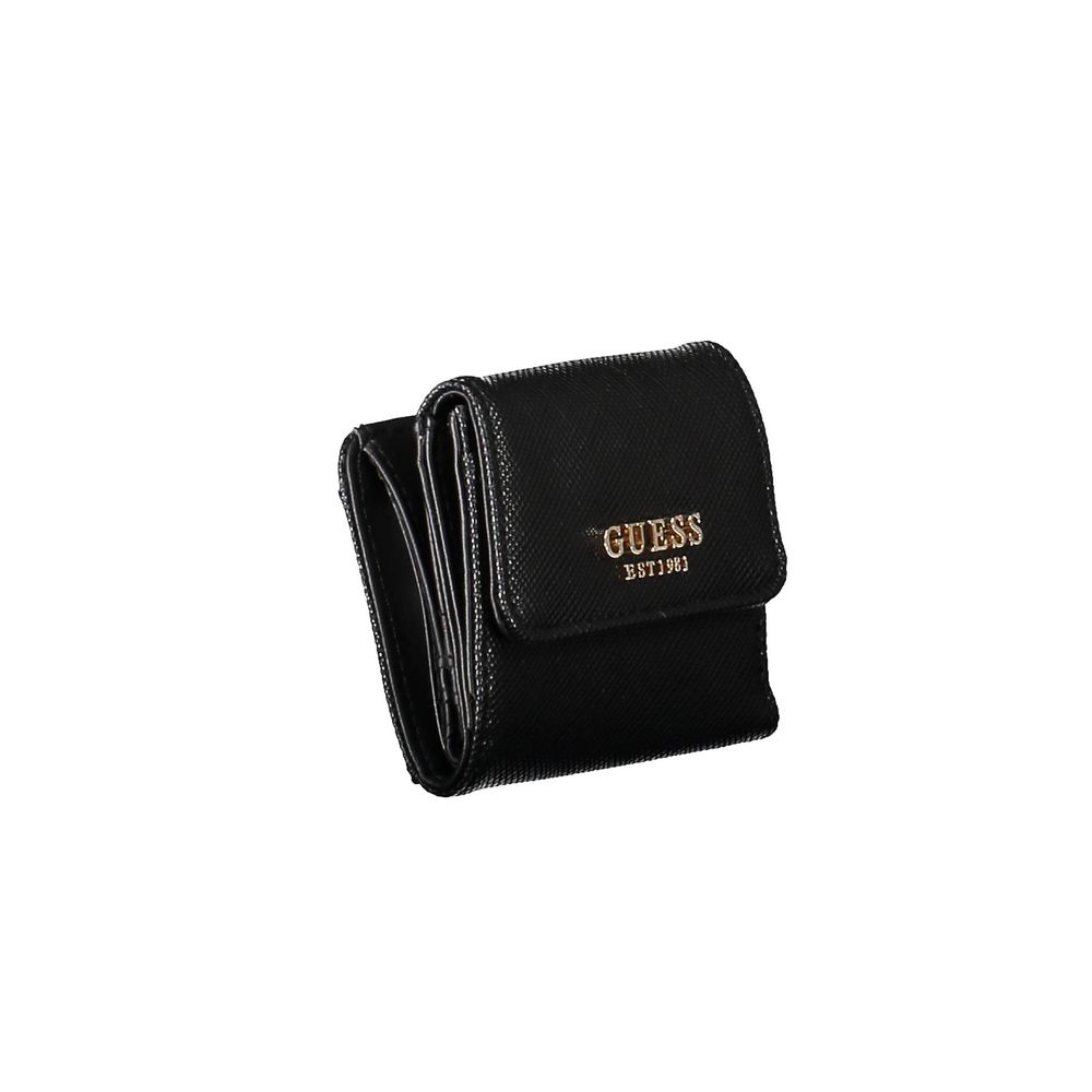 Guess Jeans Black Polyurethane Women Wallet