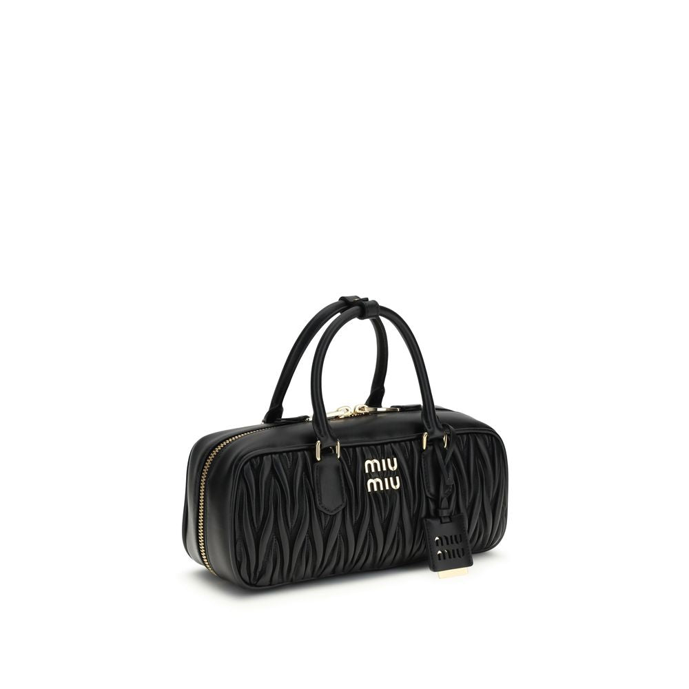 Miu Miu Black Lamb Ovis Aries Aries Shoulder Bag