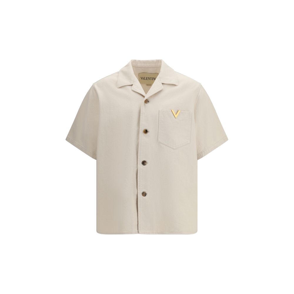 Valentino Beige Denim Shirt