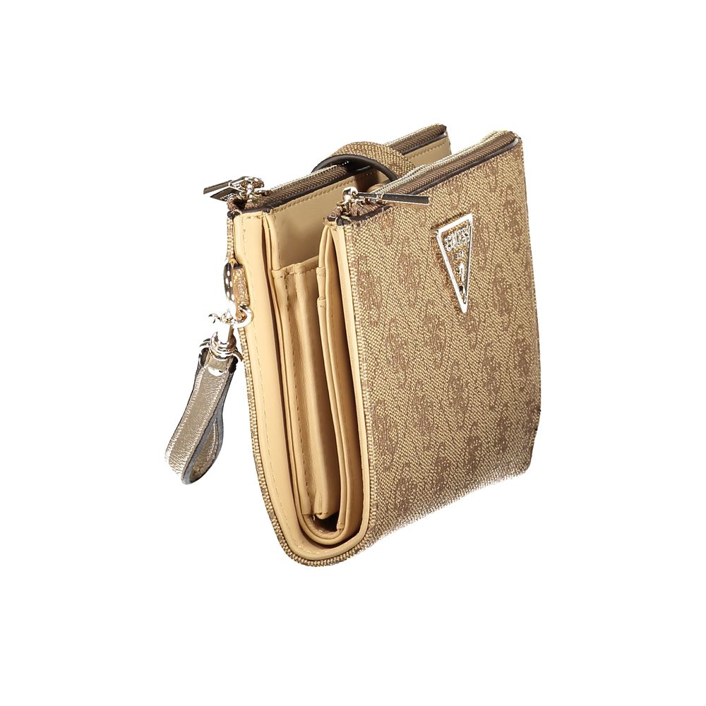 Guess Jeans Beige Polyurethane Women Wallet