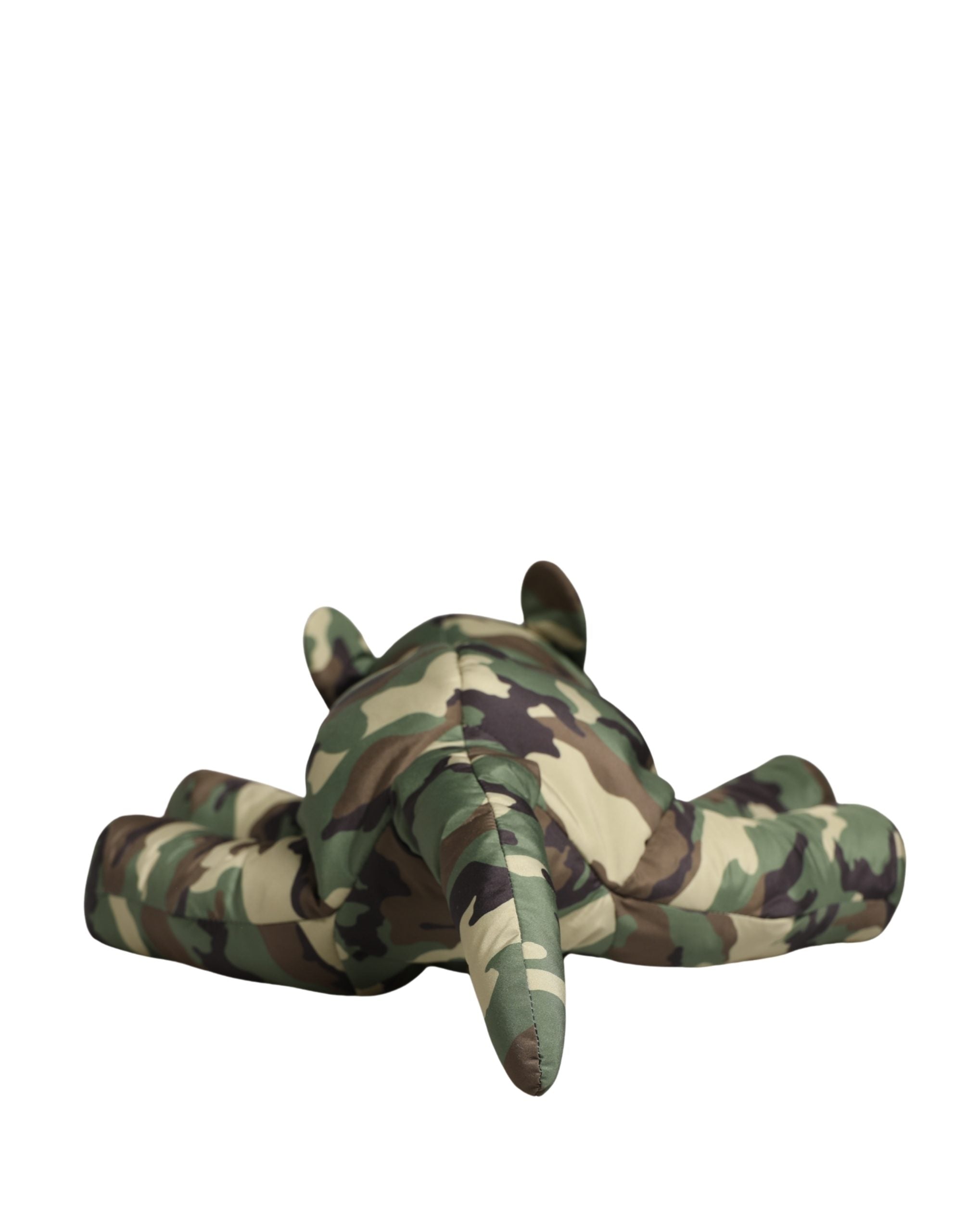 Dolce & Gabbana Multicolor Camouflage Tier-Silhouette Gürteltasche