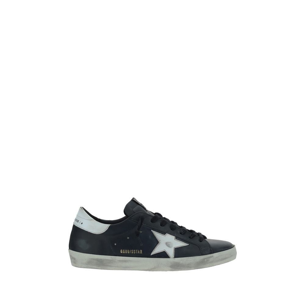 Golden Goose Black Rubber Low Top Sneakers