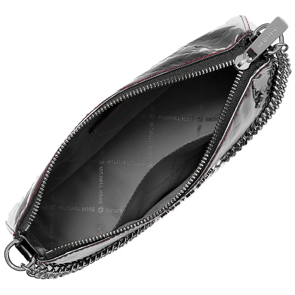 Michael Kors Clutch Bag aus schwarzem Canvas