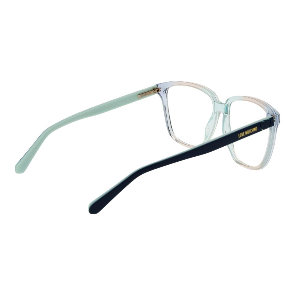 Lunettes en plastique bleues Love Moschino (montures)