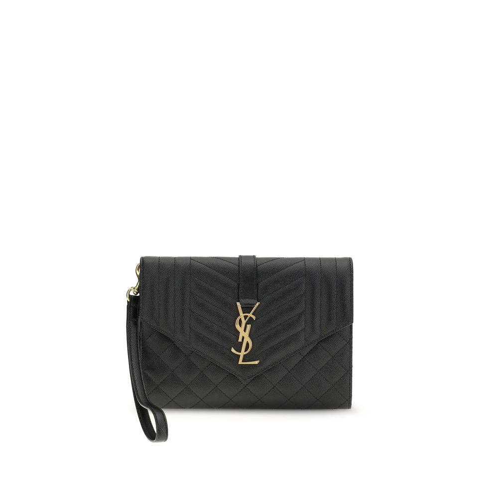 Saint Laurent Black Calf Leather Bos Taurus Accessories