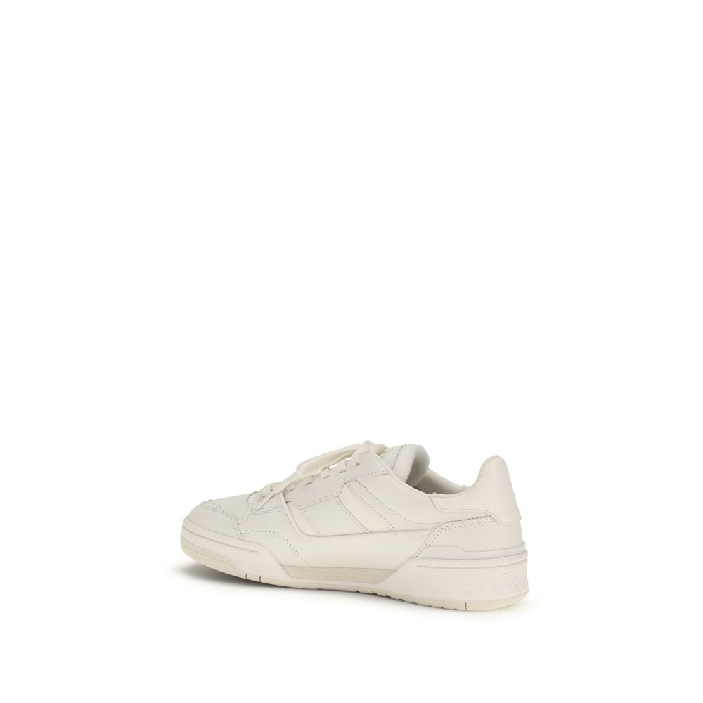 Axel Arigato Graue Kalbsleder Bos Taurus Low Top Sneakers