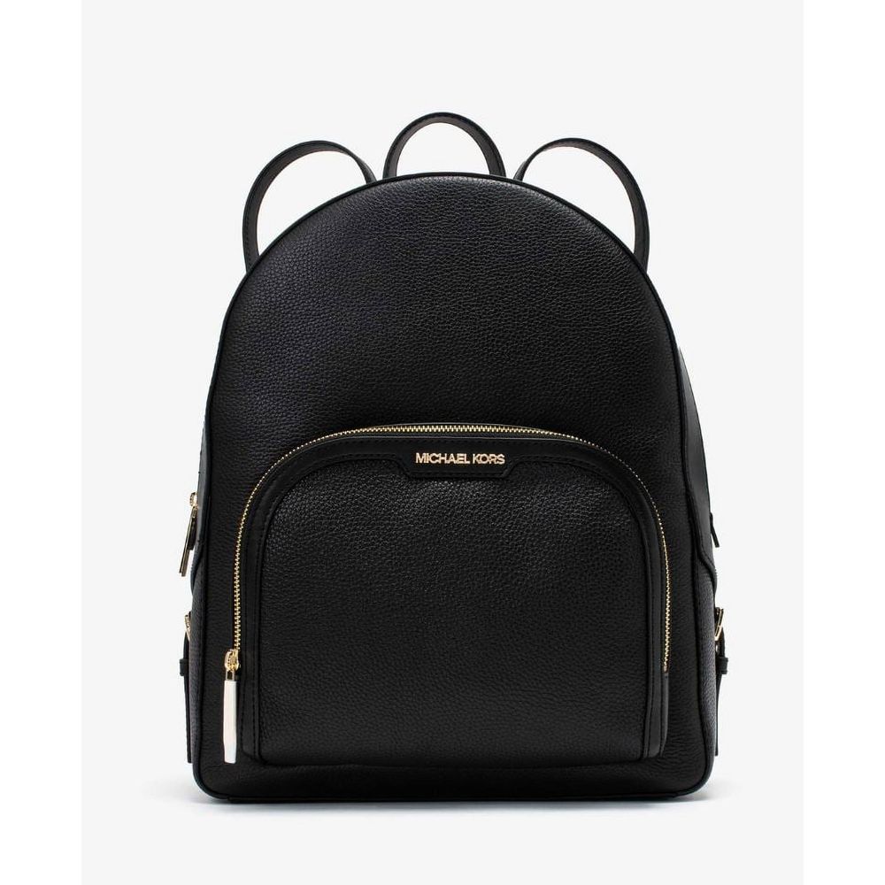 Michael Kors Black Leather Backpack