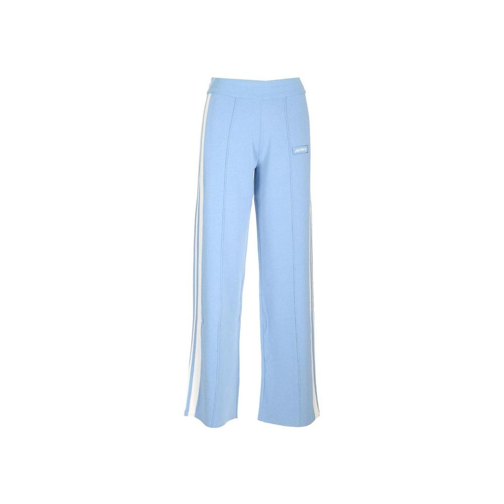 Autry Blue Nylon Athletic Pants