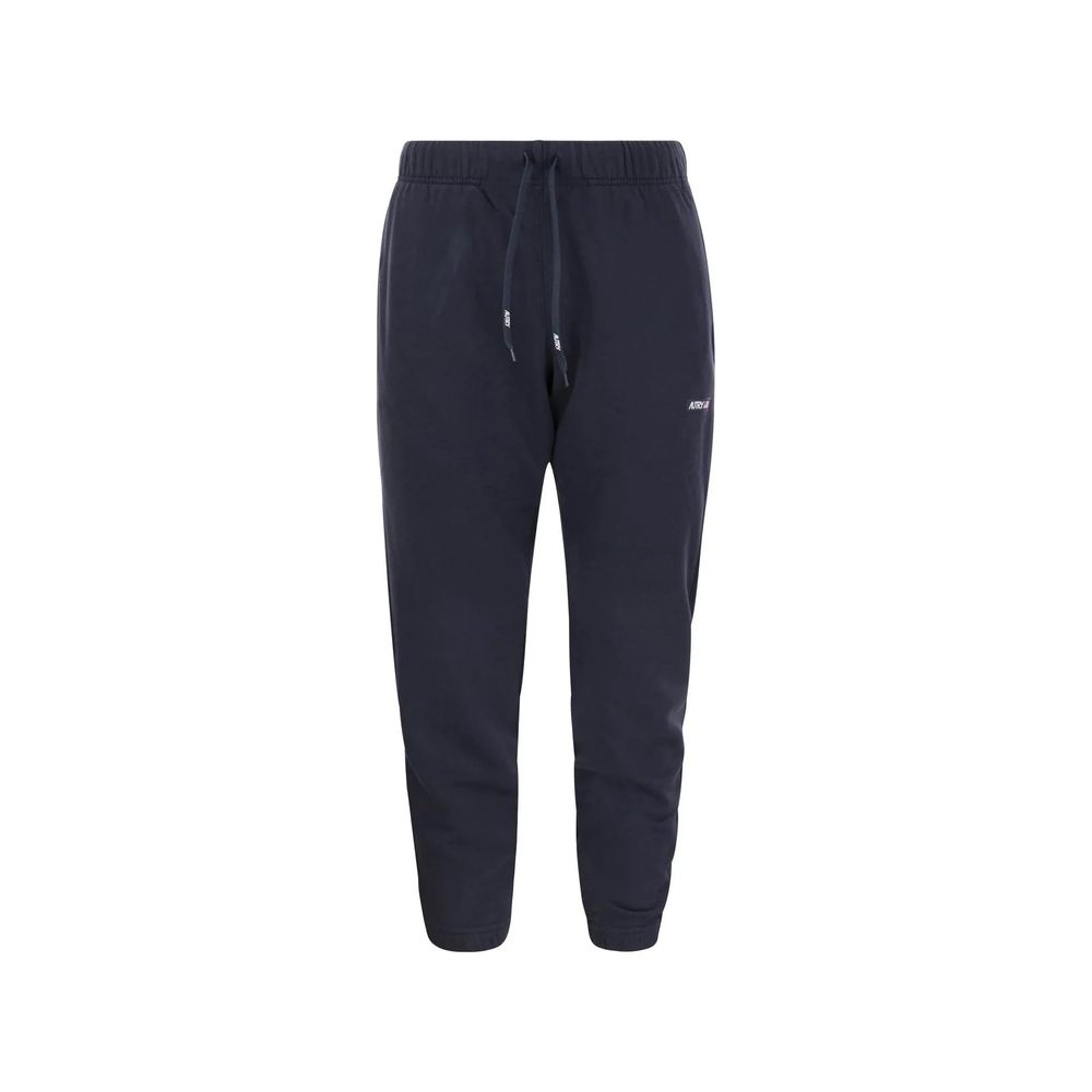 Autry Blue Cotton Joggers (Workout Pants)