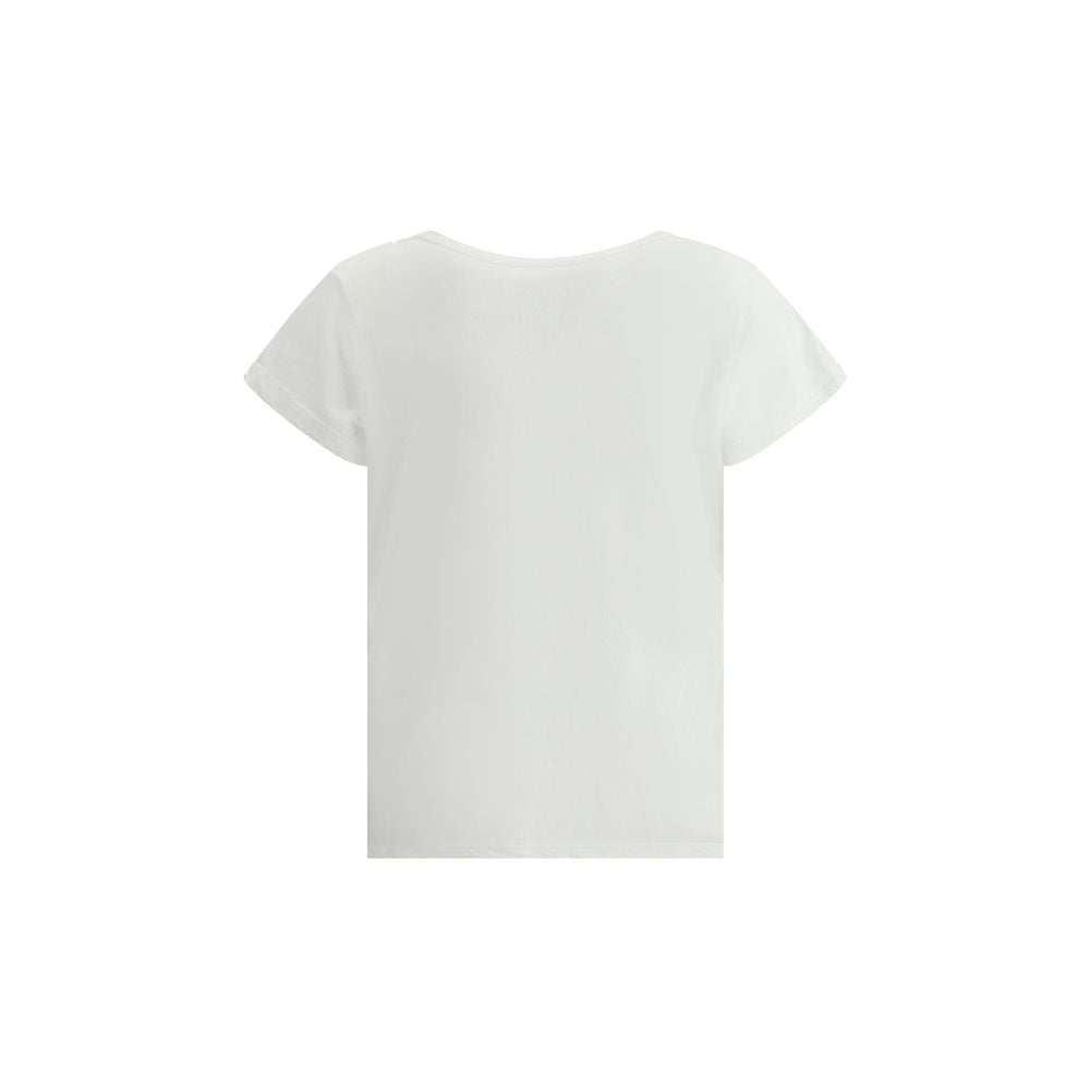James Perse White Cotton T-Shirt