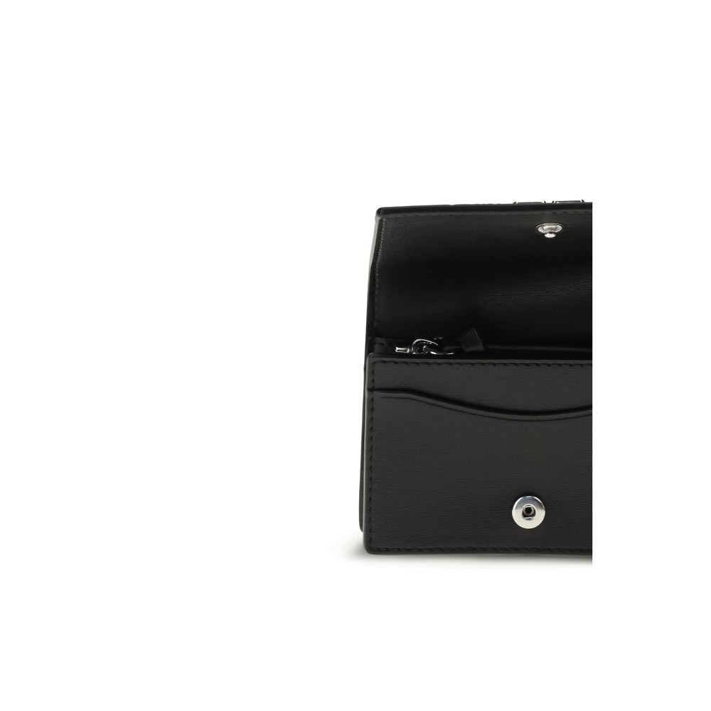 Portefeuille Ganni en polyester noir