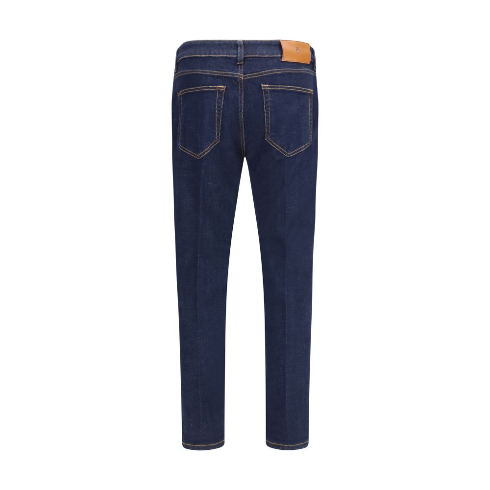 PT Torino Blue Cotton Jeans Denim