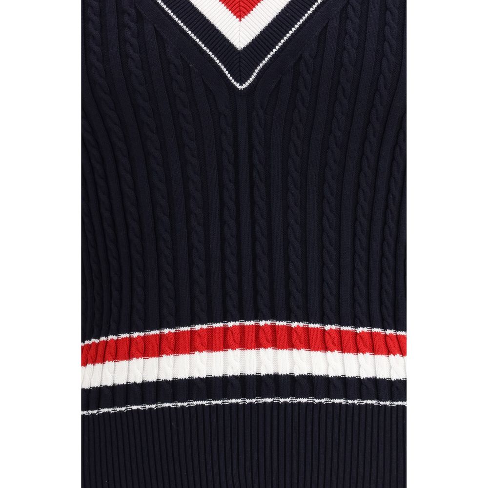 Thom Browne Blue Cotton Sweatshirt